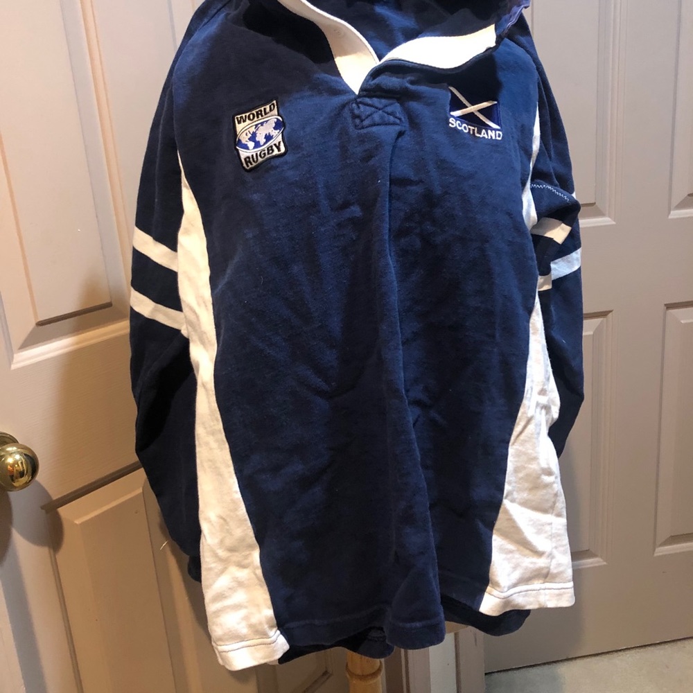 XL Wold Rugby Scotland Polo Men’s long sleeved